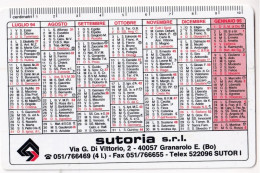 Calendarietto - Sutoria - Granarolo E. - Bologna - Anno 1994 - Petit Format : 1991-00