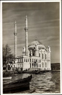 RPPC Photo Postcard Constantinople Istanbul Turkey, Ortakeuy Mosque On The Bosporus, Unposted Unused - Islam