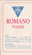 Calendarietto - Romano Viaggi - Catania - Anno 1994 - Petit Format : 1991-00