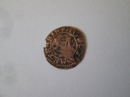 Rare! France Metz Ville Monnaie 1/4 Sol 1650/France Metz City Coin 1/4 Sol 1650 - Other & Unclassified