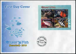 Papua New Guinea 2019. Reef Fish Of Papua New Guinea (II) (Mint) First Day Cover - Papua New Guinea