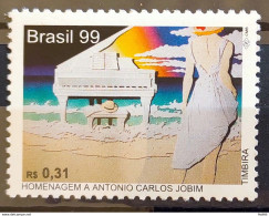 C 2228 Brazil Stamp Stamp Antonio Carlos Jobim Piano Music Beach 1999 - Unused Stamps