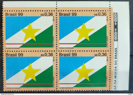 C 2227 Brazil Stamp Flag Of Roraima Star 1999 Block Of 4 - Unused Stamps