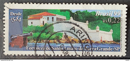 C 2194 Brazil Stamp Fortress Of Santo Amaro Of Barra Grande Military 1999 Circulated 6 - Gebruikt