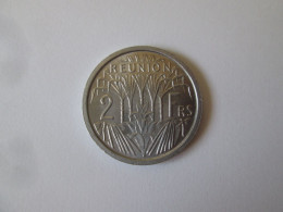 Reunion 2 Francs 1969 Rare Year Aluminium Bazor Coin UNC See Pictures - Reunion