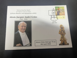 8-4-2024 (1 Z 22) Death Of (French Circus Director & Equestrian Artist) Alexis Jacques André Grüss Aged 79 - Zirkus