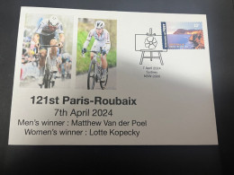 8-4-2024 (1 Z 22) France  - 121st Paris-Roubaix Cycling Race (men & Women Winners) 7 April 2024 - Wielrennen