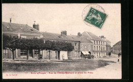CPA Briis-sous-Forges, Rue De L`Orme-Maillard Et Place Du Pilou  - Briis-sous-Forges