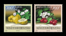 Hungary 2023 Mih. 6301/02 Flora. Fruits. Quince And Cherry MNH ** - Nuevos