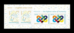 Hungary 2023 Mih. 6313/14 (Bl.483) Europa. Peace - The Highest Value Of Humanity MNH ** - Neufs