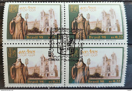 C 2142 Brazil Stamp Monastery Of Sao Bento Church Religion 1998 Block Of 4 CBC SP - Unused Stamps