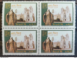 C 2142 Brazil Stamp Monastery Of Sao Bento Church Religion 1998 Block Of 4 - Unused Stamps