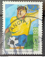 C 2124 Brazil Stamp World Cup Football France Art Aldemir Martins 1998 Circulated 1 - Usati