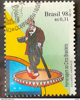 C 2086 Brazil Stamp Brazilian Circus Clown 1998 Circulated 1 - Used Stamps