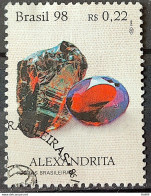 C 2069 Brazil Stamp Brazilian Stones Alexandrita 1998 Circulated 1 - Usados