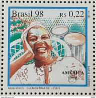 C 2073 Brazil Stamp Women Clementine Women Music 1998 - Unused Stamps