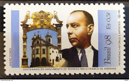 C 2151 Brazil Stamp Rodrigo De Melo Franco Church Journalist Writer 1998 - Unused Stamps