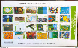 C 2113 Brazil Stamp Football World Cup France Flag 1998 Sheet - Unused Stamps