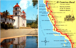 8-4-2024 (1 Z 23) USA - El Camino Real Map - Mapas