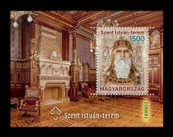 Hungary 2023 Mih. 6339C (Bl.487C) Saint Stephen's Hall In The Buda Castle (special Perf) MNH ** - Nuevos