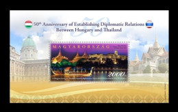 Hungary 2023 Mih. 6350 (Bl.491) Diplomatic Relations With Thailand (joint Issue Hungary-Thailand) MNH ** - Nuevos