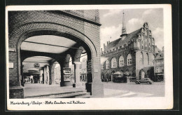 AK Marienburg / Malbork, Hohe Lauben Mit Rathaus  - Westpreussen