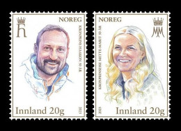 Norway 2023 Mih. 2104/05 Crown Prince Haakon And Crown Princess Mette-Marit MNH ** - Nuevos