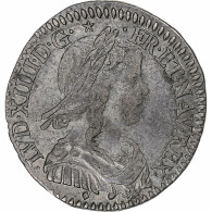 France, Louis XIV, 1/12 Ecu à La Mèche Longue, 1659, Lyon, Argent, TTB - 1643-1715 Louis XIV The Great