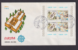 Ankara Türkei Brief Einzelfrankatur Block Europa Cept 26.4.1982 - Storia Postale