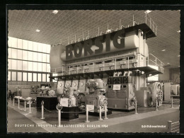 AK Berlin, Deutsche Industrie-Ausstellung 1954, Borsig Schiffdieselmotor  - Esposizioni