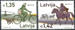 Latvia 2020. Ancient Postal Routes (MNH OG) Set Of 2 Stamps - Latvia