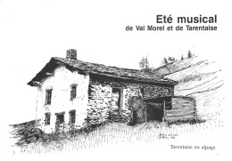 73 VALMOREL Ete Musical De Val Morel  Dessin De J.M. Ferley Tarentaise En Alpage  (Scan R/V) N°   13   \MS9040 - Valmorel