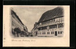 AK Stolberg /Harz, Marktplatz Mit Rathaus  - Stolberg (Harz)