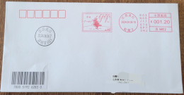 China Cover "2024 Qingming Festival" (Songling, Wujiang, Jiangsu) Postage Machine Stamp First Day Actual Delivery Seal - Enveloppes