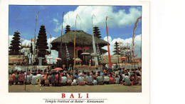 CPSM Bali-Temple Festival At Batur-Kintamani-Beau Timbre    L2835 - Indonesien