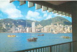 CPSM Hong Kong-Central District View From Kowloon    L2835 - Cina (Hong Kong)