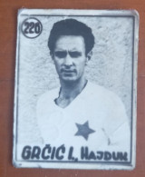 #12  Rare Football Card -  LENKO GRCIC FC NK Hajduk Split Croatia - Yugoslavia - Sonstige & Ohne Zuordnung