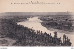 B6-82) ENVIRONS D ' AUVILLAR -  VUE PANORAMIQUE DE LA GARONNE - (2 SCANS) - Auvillar