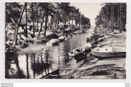 B24-40) BISCARROSSE (LANDES)  LE CANAL DE NAVAROSSE  - ( 2 SCANS ) - Biscarrosse