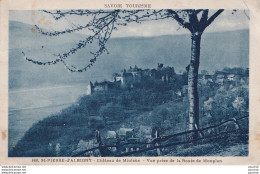 B25-73) SAINT PIERRE D ' ALBIGNY (SAVOIE) CHATEAU DE MIOLANS - VUE PRISE DE LA ROUTE DE MONPLAN - ( 2 SCANS ) - Saint Pierre D'Albigny