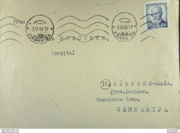 Tchechien: Brief Mit 4 Kcr Aus PRAHA (dt. PRAG Wurde Aus Stempel Entfernt) Vom 5.6.1946 Nach D-Könnern (Saale) Russ.Zone - Cartas & Documentos