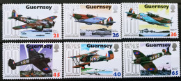 GUERNESEY IVERT 855/60 NUEVOS ** - AVIONES - 60º ANIV. DE LA BATALLA DE INGLATERRA - Guernsey