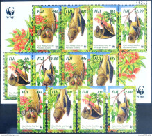 Fauna. WWF. Pipistrelli 1997. - Fidji (1970-...)