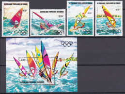 Congo, Olympics Games Los Angeles1984 - Voile