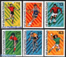 Bulgaria 1980 Olympic Games 6v, Mint NH, Sport - Basketball - Cycling - Football - Handball - Hockey - Olympic Games -.. - Ungebraucht