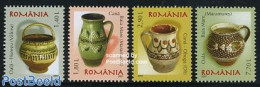 Romania 2007 Ceramic 4v, Mint NH, Art - Art & Antique Objects - Ceramics - Ongebruikt