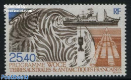 French Antarctic Territory 1992 WOCE 1v, Mint NH, Transport - Ships And Boats - Neufs