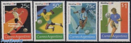 Argentina 1994 World Cup Football 4v, Mint NH, Sport - Football - Ongebruikt