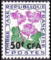 Réunion N° Taxe 53 ** Fleur Des Champs - Soldanelle Des Alpes - Strafport