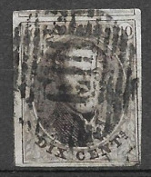 OBP10 Met 4 Randen En Geburen, Met Ambulantstempel E.III (zie Scans) - 1858-1862 Medallones (9/12)